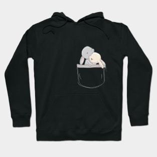 hares in pocket Hoodie